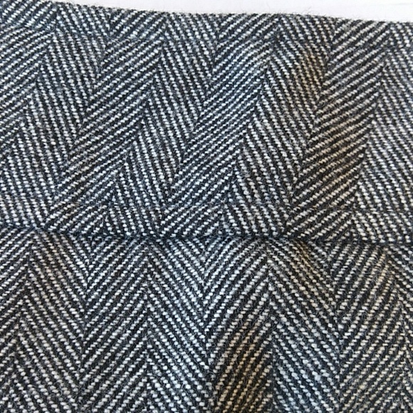 Valerie Stevens Striped Woolmark Blend Trouser Dress Pants 12 Gray Black White - Picture 10 of 16